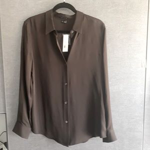 Theory brown blouse- NWT
